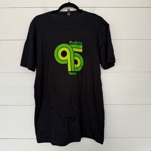 Publix Black Large 95 Years Logo Tee Short Sleeve NWOT